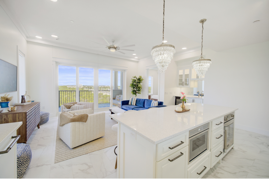 Parkside 5401 - Living-Kitchen with view