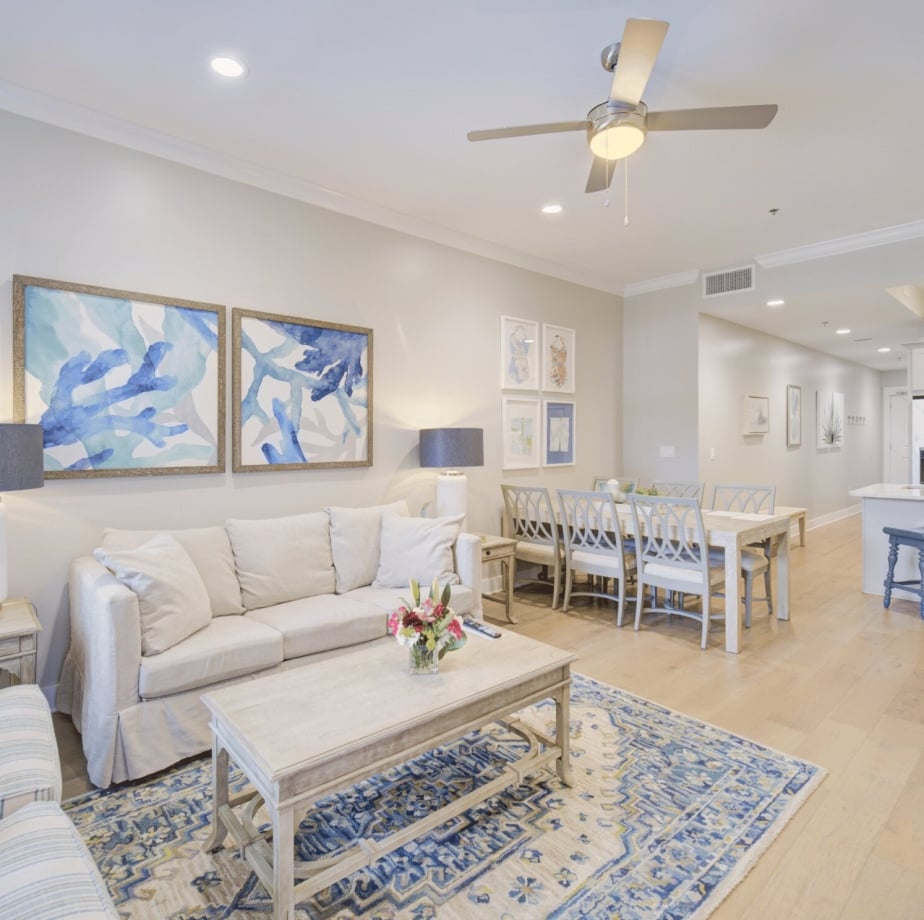 Living area looking in